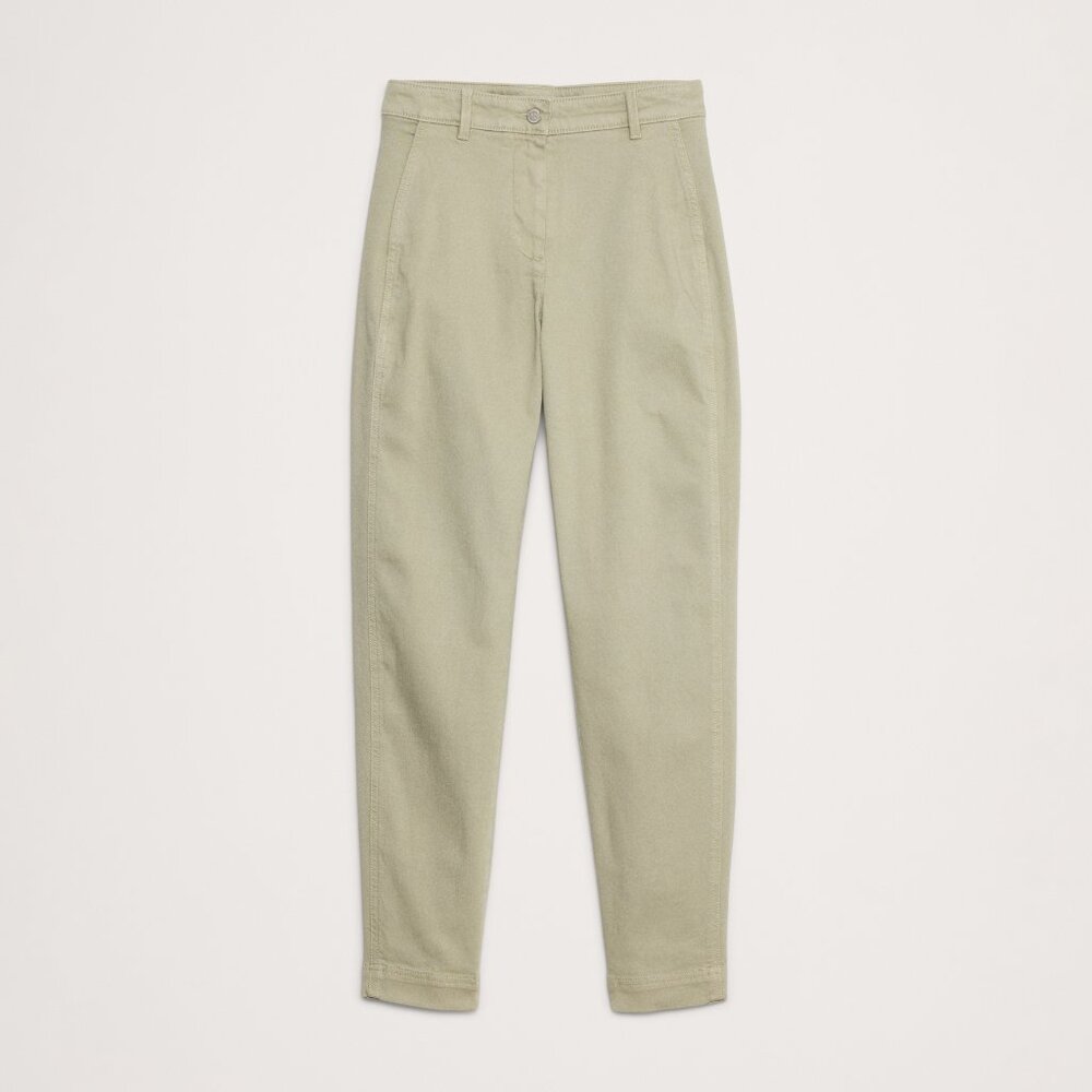 Banana Republic Weekender Slim Barrel Leg Pant Green Tea Size 6 Regular NEW NWT - Picture 3 of 9